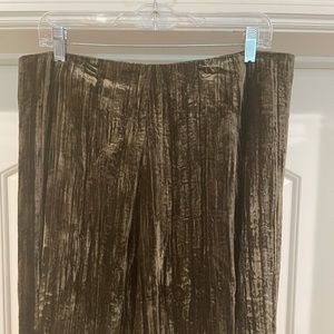 Anthropologie Velvet Skirt
